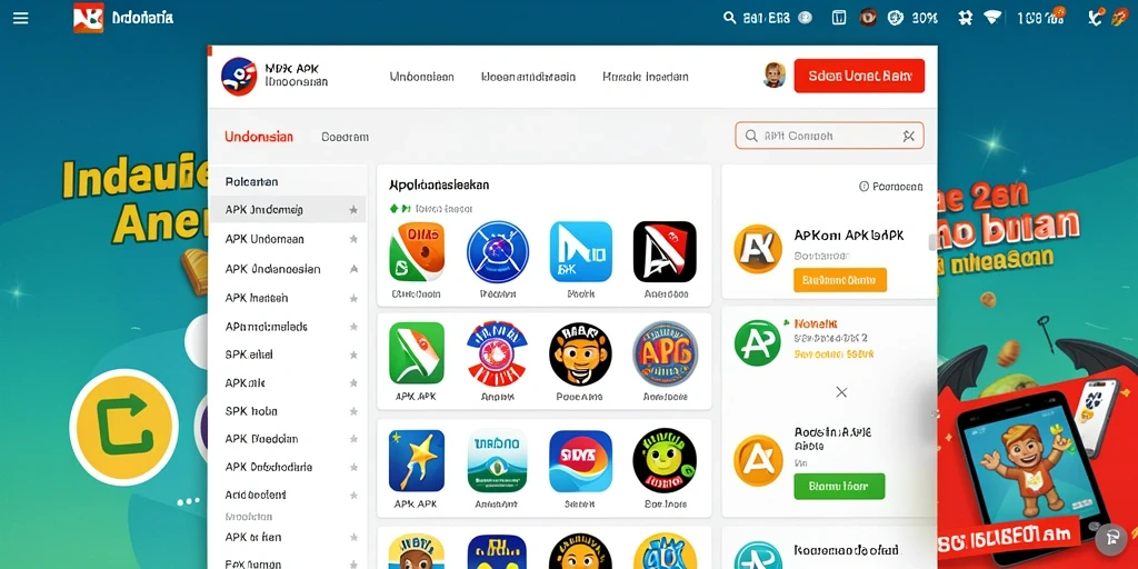 Tampilan awal yang menarik dan mudah dimengerti.