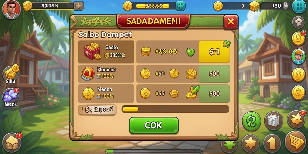 Screenshot menunjukkan tampilan awal permainan GACOR22 yang menarik.