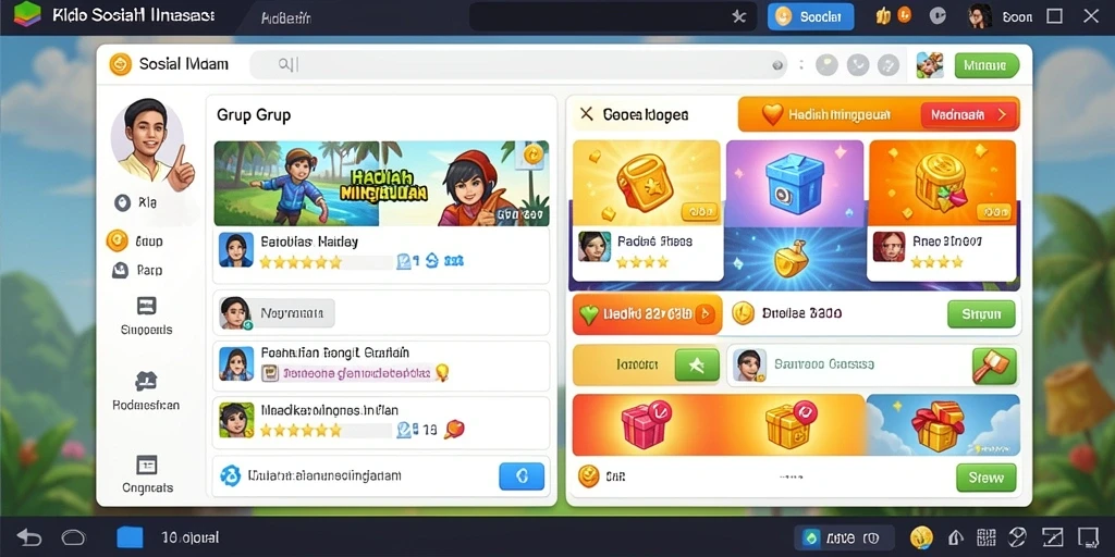 Tampilan antarmuka yang user-friendly.