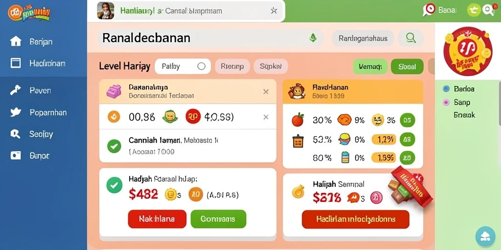 Tampilan antarmuka yang menarik dan user-friendly.