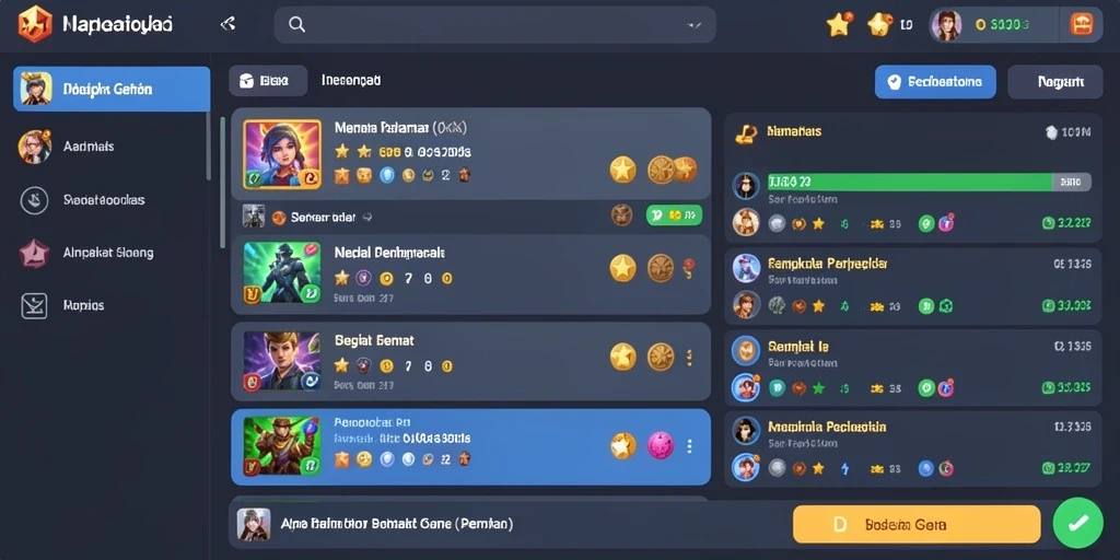 Tampilan awal aplikasi QQSTAR yang menarik.