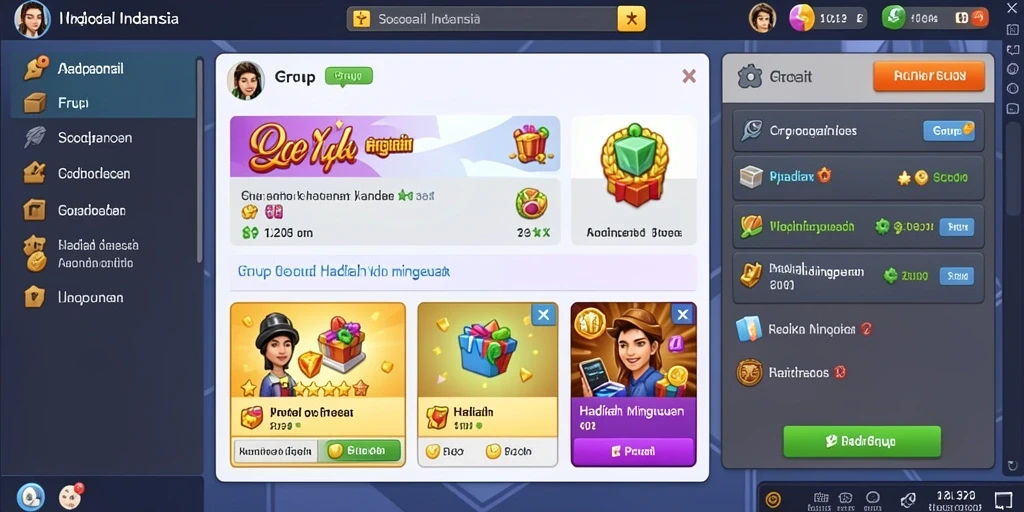 Tampilan awal permainan yang menggugah selera.