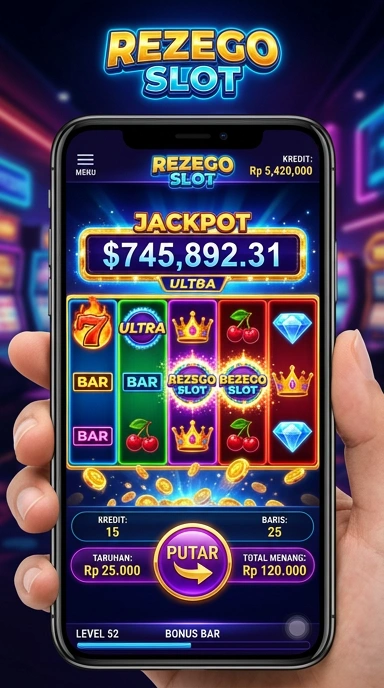 Cuplikan layar menu unduhan rezego untuk perangkat Android